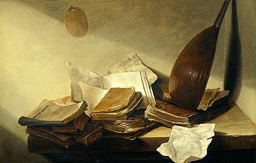 Still Life with Books Jan de Heem