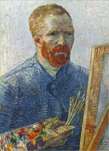 Van Gogh Self Portrait at Easel